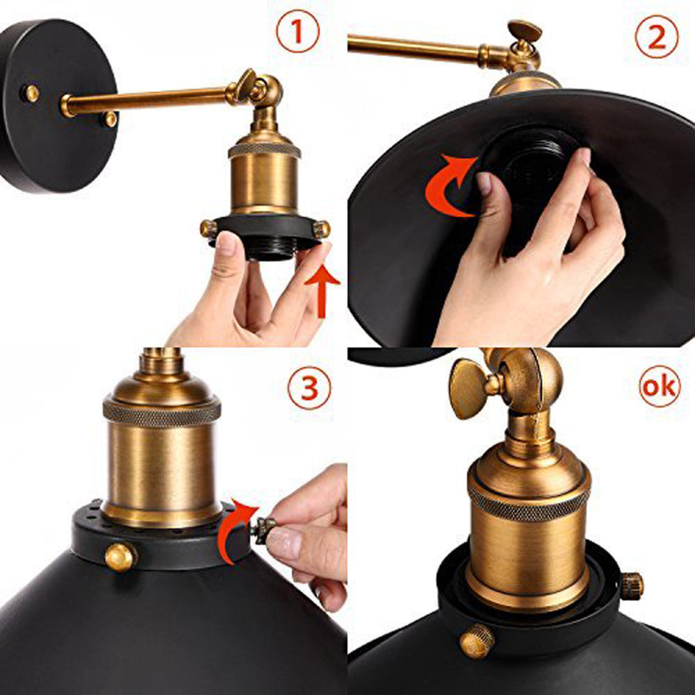 Black Wall Lights Wall Mounted Lamps & Sconces UK ~3150